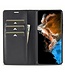 Lc. Imeeke Zwart Lijnen Bookcase Hoesje voor de Samsung Galaxy S24