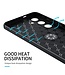 SoFetch Blauw Ring Houder Hybride Hoesje voor de Samsung Galaxy S24