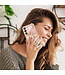 YB Roze Ring Houder Marmer TPU Hoesje voor de Samsung Galaxy S24
