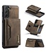 Koffiebruin Splitleder 2-in-1 Hoesje voor de Samsung Galaxy S24