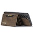 Koffiebruin Splitleder 2-in-1 Hoesje voor de Samsung Galaxy S24