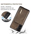 Koffiebruin Splitleder 2-in-1 Hoesje voor de Samsung Galaxy S24