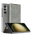 SoFetch Grijs Nappa Textuur Bookcase voor de Samsung Galaxy S24