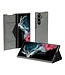 SoFetch Grijs Nappa Textuur Bookcase voor de Samsung Galaxy S24