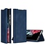 SoFetch Blauw Nappa Textuur Bookcase voor de Samsung Galaxy S24