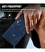 SoFetch Blauw Nappa Textuur Bookcase voor de Samsung Galaxy S24