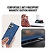SoFetch Blauw Nappa Textuur Bookcase voor de Samsung Galaxy S24