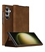 SoFetch Bruin Nappa Textuur Bookcase voor de Samsung Galaxy S24