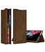 SoFetch Bruin Nappa Textuur Bookcase voor de Samsung Galaxy S24
