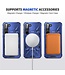 SoFetch Navy Blauw Ring Houder Hybride Hoesje voor de Samsung Galaxy S24