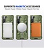 SoFetch Donkergroen Ring Houder Hybride Hoesje voor de Samsung Galaxy S24