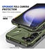 SoFetch Donkergroen Ring Houder Hybride Hoesje voor de Samsung Galaxy S24