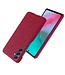 SoFetch Rood Stoffen Hybride Hoesje voor de Samsung Galaxy S24