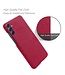 SoFetch Rood Stoffen Hybride Hoesje voor de Samsung Galaxy S24