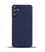 SoFetch Blauw Stoffen Hybride Hoesje voor de Samsung Galaxy S24