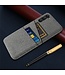 SoFetch Grijs Pasjeshouder Hybride Hoesje voor de Samsung Galaxy S24