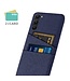 SoFetch Blauw Pasjeshouder Hybride Hoesje voor de Samsung Galaxy S24