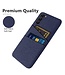 SoFetch Blauw Pasjeshouder Hybride Hoesje voor de Samsung Galaxy S24