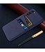 SoFetch Blauw Pasjeshouder Hybride Hoesje voor de Samsung Galaxy S24