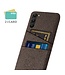 SoFetch Bruin Pasjeshouder Hybride Hoesje voor de Samsung Galaxy S24