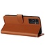 SoFetch Koffiebruin Bloemen Bookcase Hoesje voor de Samsung Galaxy S24