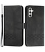 SoFetch Zwart Ruiten Bookcase Hoesje voor de Samsung Galaxy S24