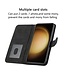 SoFetch Zwart Ruiten Bookcase Hoesje voor de Samsung Galaxy S24