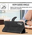 SoFetch Zwart Ruiten Bookcase Hoesje voor de Samsung Galaxy S24