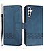 SoFetch Blauw Ruiten Bookcase Hoesje voor de Samsung Galaxy S24