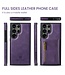 Paars Portemonnee Bookcase voor de Samsung Galaxy S24