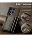 Koffiebruin Portemonnee Bookcase Hoesje voor de Samsung Galaxy S24