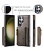 Koffiebruin Portemonnee Bookcase Hoesje voor de Samsung Galaxy S24