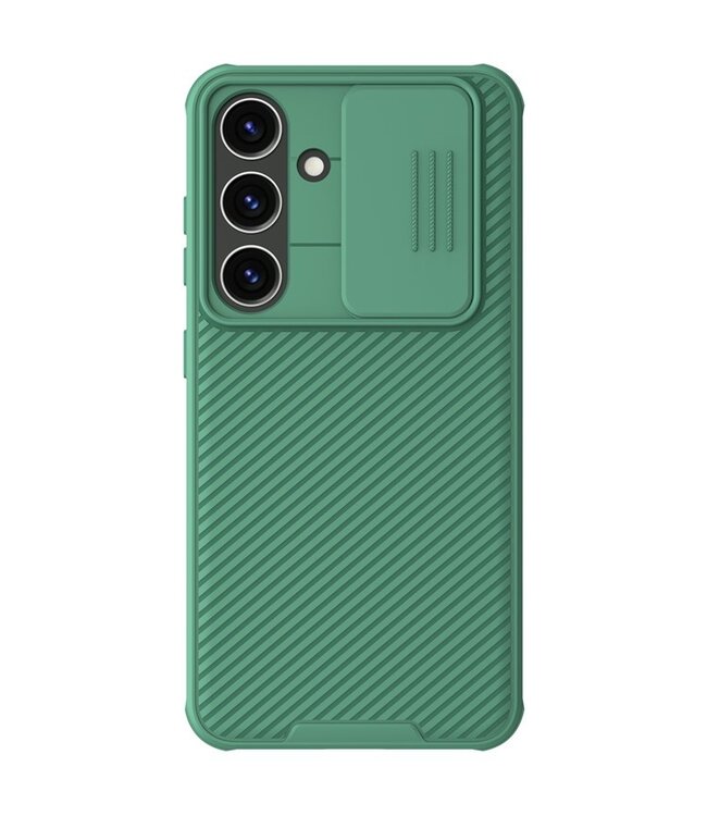 Nillkin Groen Lensbescherming Hybride Hoesje voor de Samsung Galaxy S24