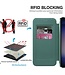 SoFetch Zilver MagSafe RFID Bookcase Hoesje voor de Samsung Galaxy S24