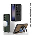 GKK Bruin Ring Houder Mat Hybride Hoesje voor de Samsung Galaxy S24