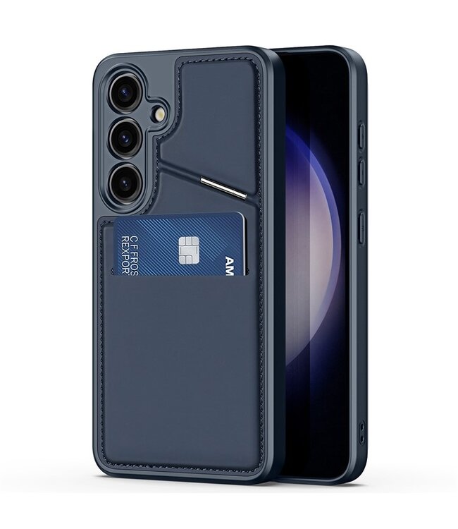 DUX DUCIS Blauw RFID Hybride Hoesje voor de Samsung Galaxy S24
