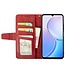 Idewei Rood Lijnen Bookcase Hoesje voor de Samsung Galaxy S24