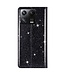 SoFetch Zwart Glitters Bookcase Hoesje voor de Xiaomi 13 Pro