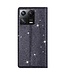 SoFetch Grijs Glitters Bookcase Hoesje voor de Xiaomi 13 Pro