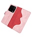 SoFetch Roze Twee kleuren Bookcase Hoesje voor de Xiaomi 13 Pro