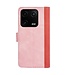 SoFetch Roze Twee kleuren Bookcase Hoesje voor de Xiaomi 13 Pro