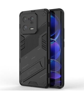 SoFetch Zwart Valbestendig Houder Hybride Hoesje Xiaomi 13 Pro