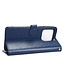 SoFetch Donkerblauw Stippen Bookcase Hoesje met Handriem voor de Xiaomi 13 Pro