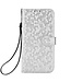 SoFetch Zilver Stippen Bookcase Hoesje met Handriem voor de Xiaomi 13 Pro