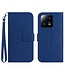 SoFetch Saffierblauw Zonnebloem Bookcase Hoesje met Handriem voor de Xiaomi 13 Pro
