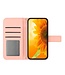SoFetch Lichtroze Zonnebloem Bookcase Hoesje met Handriem voor de Xiaomi 13 Pro
