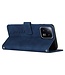 SoFetch Saffierblauw Zacht Smile Bookcase Hoesje met Polsbandje voor de Xiaomi 13 Pro