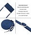 SoFetch Saffierblauw Zacht Smile Bookcase Hoesje met Polsbandje voor de Xiaomi 13 Pro