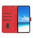 SoFetch Rod Zacht Smile Bookcase Hoesje met Polsbandje voor de Xiaomi 13 Pro