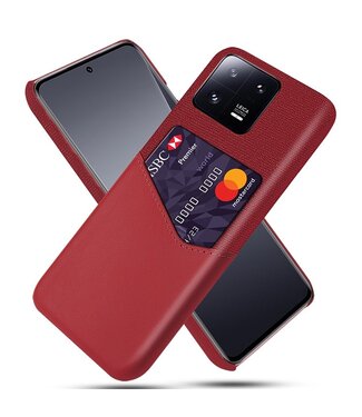 SoFetch Rod Pasjeshouder Stijlvol Hybride Hoesje Xiaomi 13 Pro